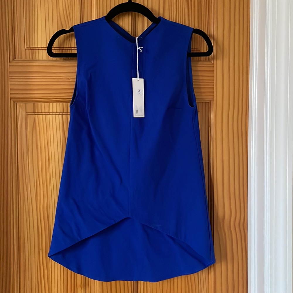 High - Low Royal Blue Top